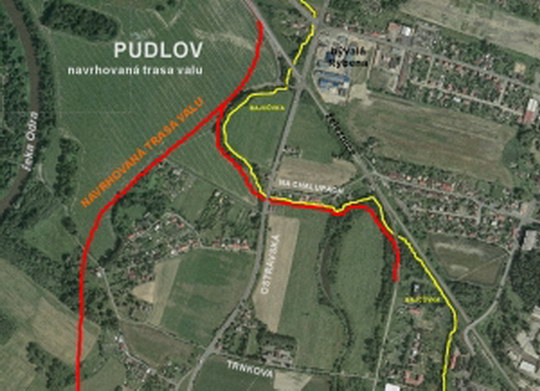 Bohumín dá dva miliony na výstavbu hrází v Pudlově