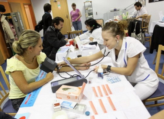 Světový den srdce si v Bohumíně připomenou měřením cholesterolu a krevního tlaku
