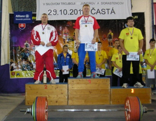Silový trojbojař Tomáš Turek zabodoval v mládežnické Grand Prix Slovakia