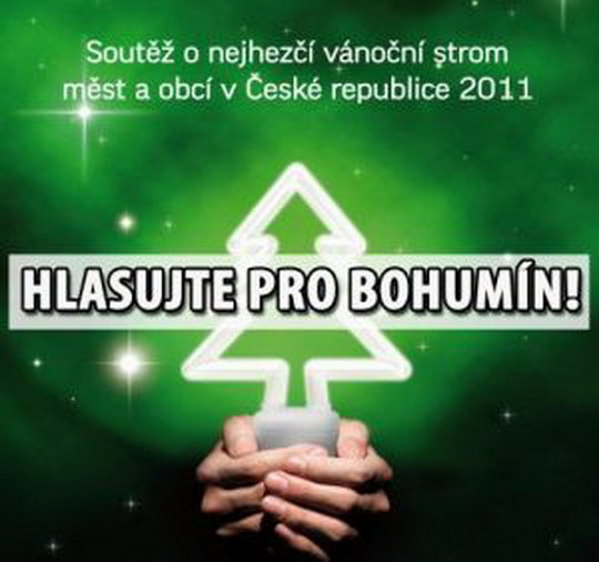 Bude vánoční strom Bohumína první? Chybí mu pouhých 128 hlasů... Soutěž končí už dnes o půlnoci!