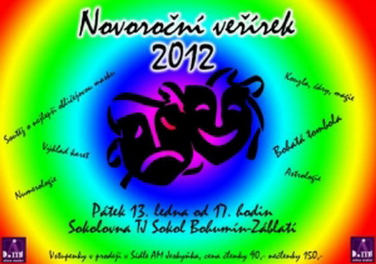 Alma mater vstupuje do roku 2012 s humorem, pořádá Novoroční večírek