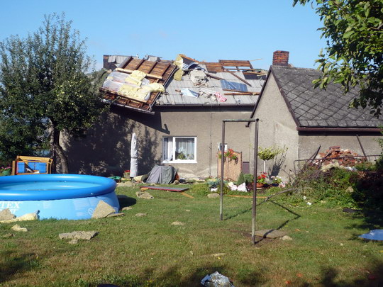 Město poskytne mimořádnou finanční pomoc vichrem poškozeným domům v Záblatí