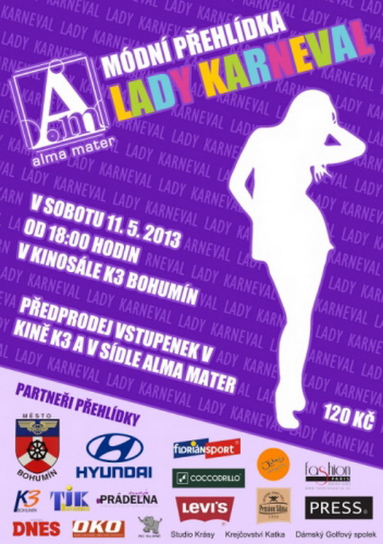 Lady Karneval aneb módní přehlídka ve veselém rytmu a barvách