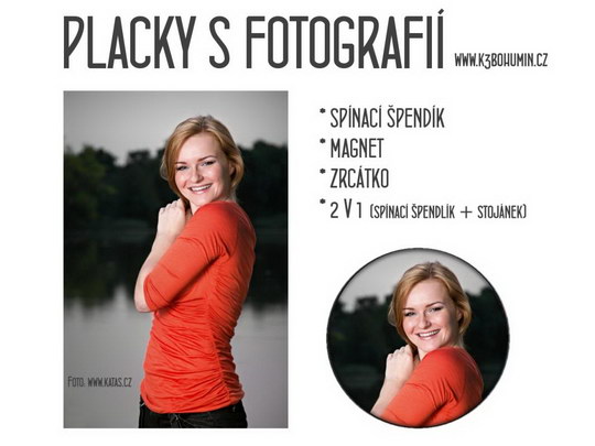 K originálním plackám a magnetům nově zrcátko a stojánek