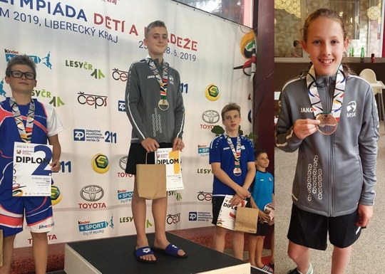 Mladí Bohumíňáci sáhli na olympiádě dětí a mládeže po medailích
