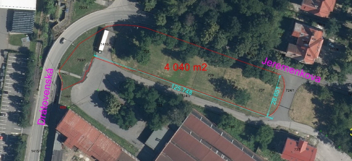 Nabídka prodeje pozemku - Jeremenkova I