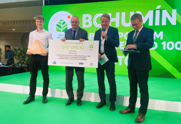 Bohumín získal ocenění v soutěži Zelená obec roku ČR 2024