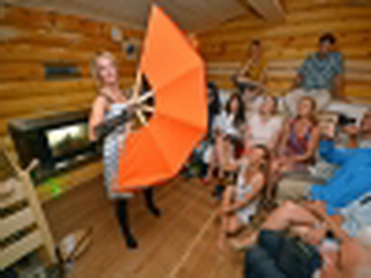 Nová finská sauna - show video