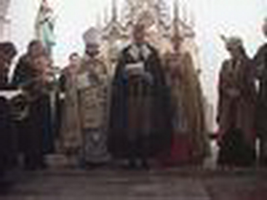 Kostýmní podívaná v kopytovské kapli - show video