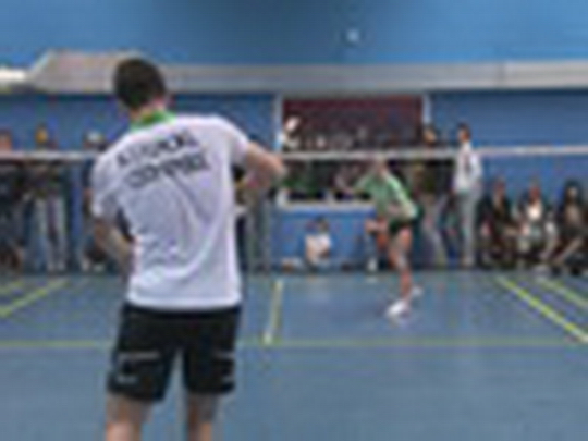 Badmintovonová exhibice Petra Koukala - show video