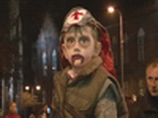 Děti slavily Halloween - show video