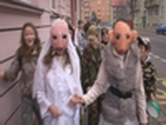 Masopustní rej prošel městem - show video