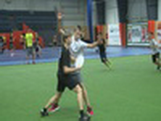 MČR juniorů ve frisbee - show video