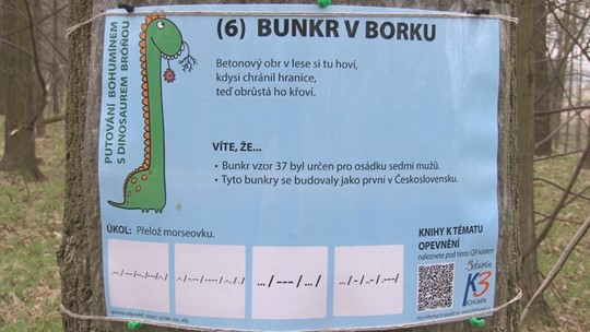S dinosaurem Bróňou do přírody Bohumínska - show video