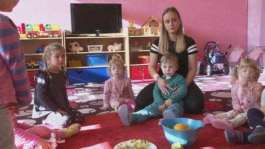 Třída výhradně s dětmi do tří let věku poprvé v Bohumíně - show video