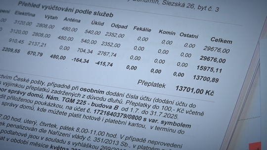 Ve vyúčtování lidem vrátí desítky milionů korun - show video
