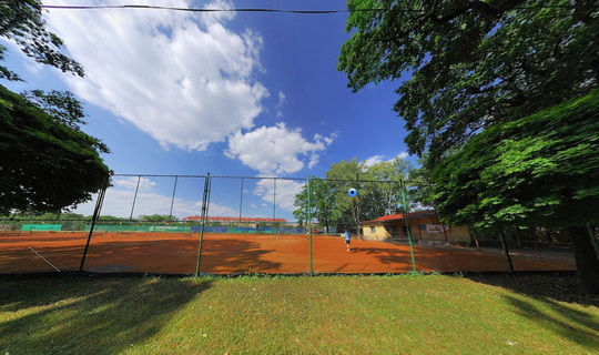 Park of Petr Bezruc - tennis courts - Show virtual view