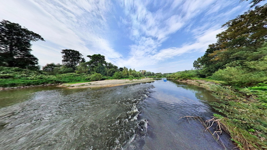 Rupture of a meander - Show virtual view