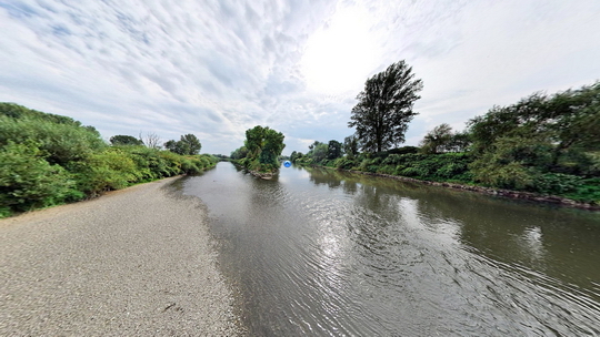 The confluence of the Odra and Olza rivers - Show virtual view