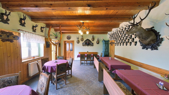 Restaurace Zlatý jelen - pivnice - Zobrazit virtuální prohlídku
