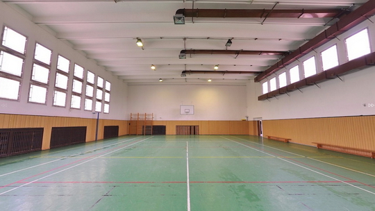 Dům dětí a mládeže - tělocvična - Zobrazit virtuální prohlídku