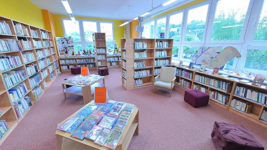 Library of K3 - Children's ward - children's library - Show virtual view