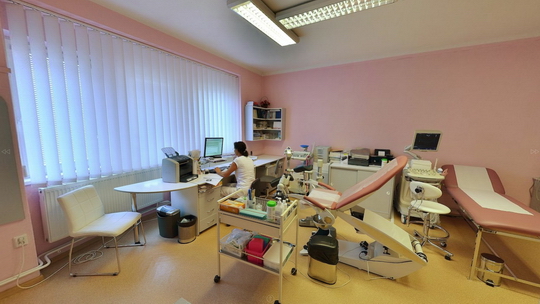 Gynekologická ambulance - MUDr. Eliška Lazarová - čekárna a ordinace - Zobrazit virtuální prohlídku