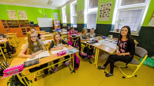 Základní škola Skřečoň - učebna přírodopisu - Zobrazit virtuální prohlídku