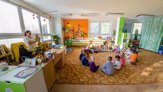 Soukromá mateřská škola Tovární - třída Sluníčko - Zobrazit virtuální prohlídku